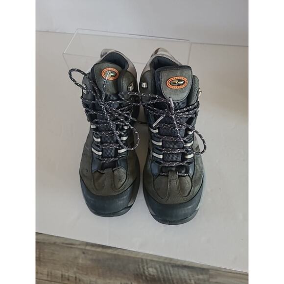 Adidas Gore-Tex Mens Size 6 Black Hiking Trail Mid Top Shoes ClimaProof - Picture 7 of 13